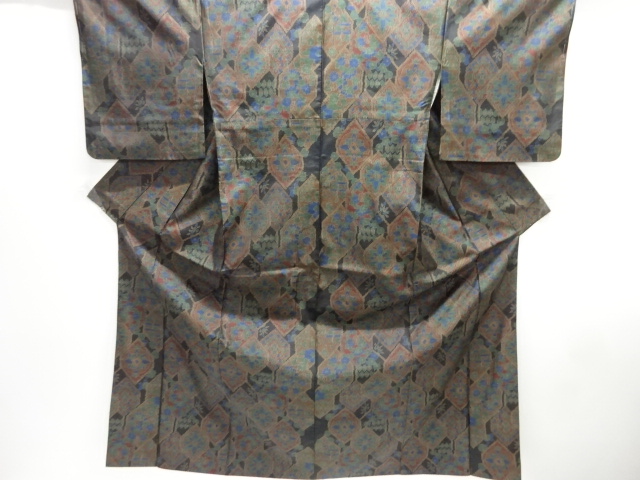 Japanese Kimono / Tsumugi Omeshi Silk